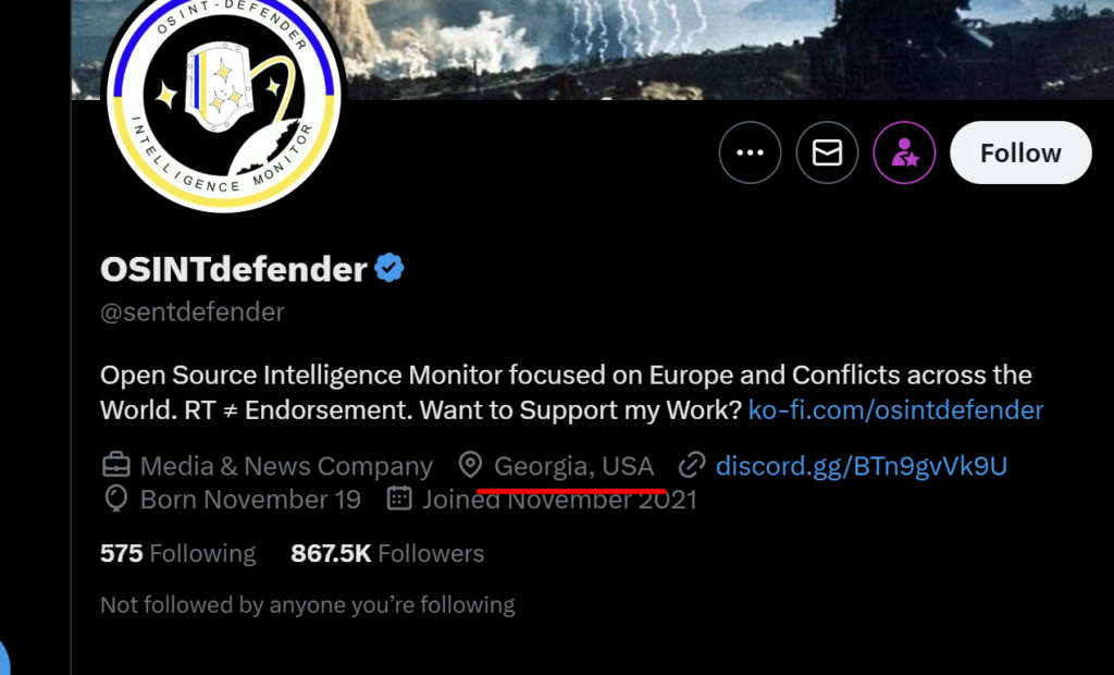 OSINT Defender Twitter